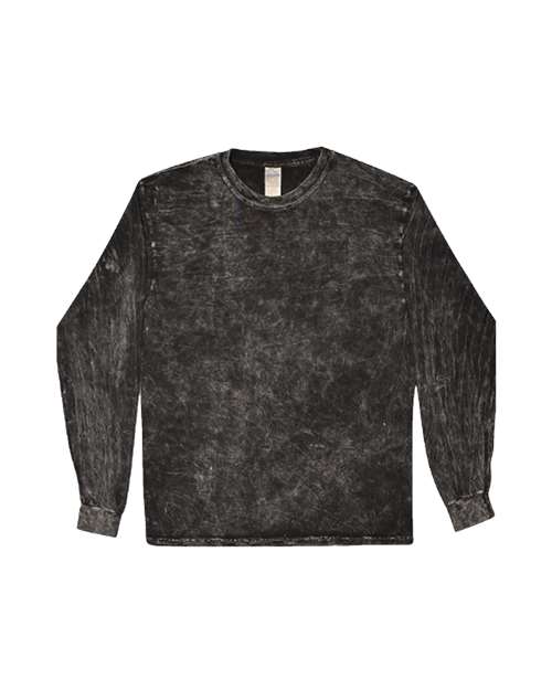 Colortone 2300 Mineral Wash Long Sleeve T-Shirt #color_Mineral Black