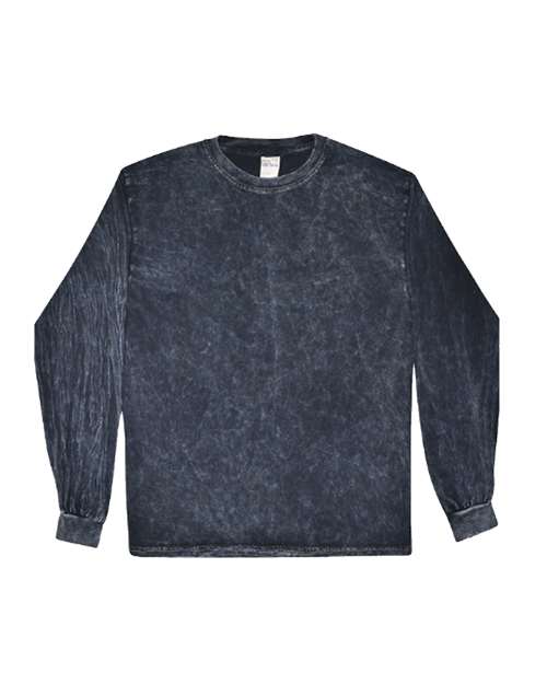 Colortone 2300 Mineral Wash Long Sleeve T-Shirt #color_Mineral Navy