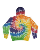 Colortone 8600 Tie-Dyed Cloud Fleece Hooded Sweatshirt #color_Prism
