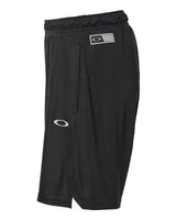 ""Oakley FOA405933 Team Issue Hydrolix 7" Shorts with Drawcord" #color_Blackout"