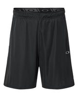 ""Oakley FOA405933 Team Issue Hydrolix 7" Shorts with Drawcord" #color_Blackout"