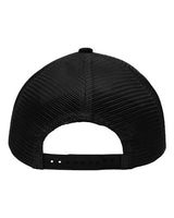 Sportsman SP1650 Modern Six-Panel Trucker Fit Cap #color_Black/ Black