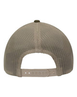 Sportsman SP1650 Modern Six-Panel Trucker Fit Cap #color_Dark Olive Green/ Khaki