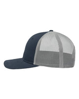 Sportsman SP1650 Modern Six-Panel Trucker Fit Cap #color_Navy/ Grey