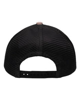 Sportsman SP1650 Modern Six-Panel Trucker Fit Cap #color_X Hatch Khaki/ Black