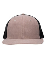 Sportsman SP1650 Modern Six-Panel Trucker Fit Cap #color_X Hatch Khaki/ Black