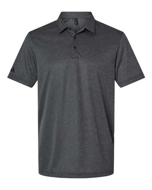 Adidas A591 Space Dyed Polo #color_Black Melange