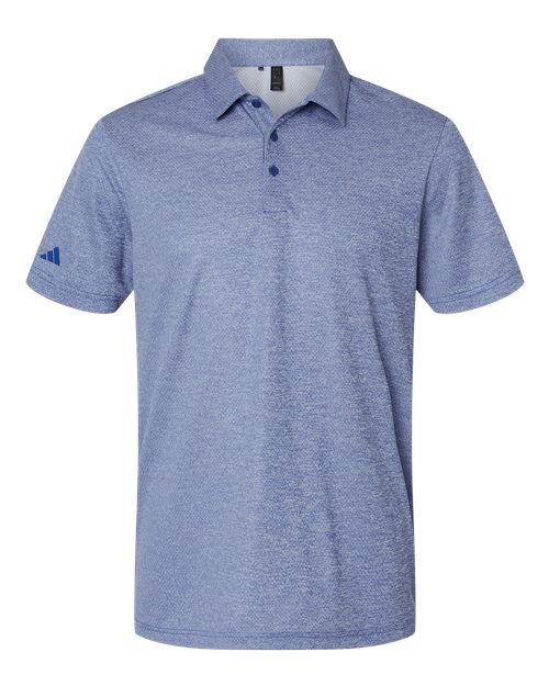Adidas A591 Space Dyed Polo #color_Collegiate Royal Melange