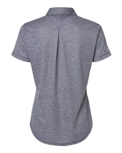 Adidas A592 Women's Space Dyed Polo #color_Collegiate Navy Melange