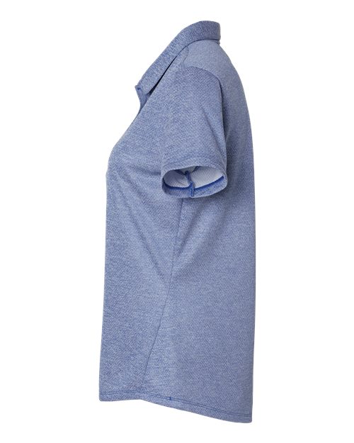 Adidas A592 Women's Space Dyed Polo #color_Collegiate Royal Melange