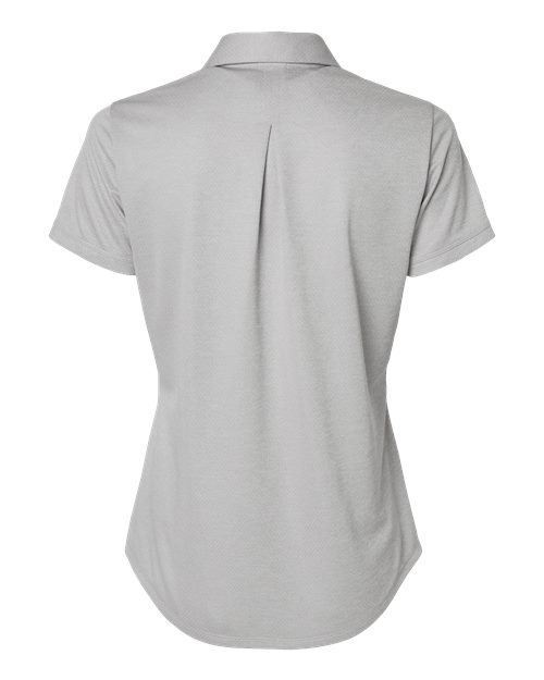 Adidas A592 Women's Space Dyed Polo #color_Grey One Heather