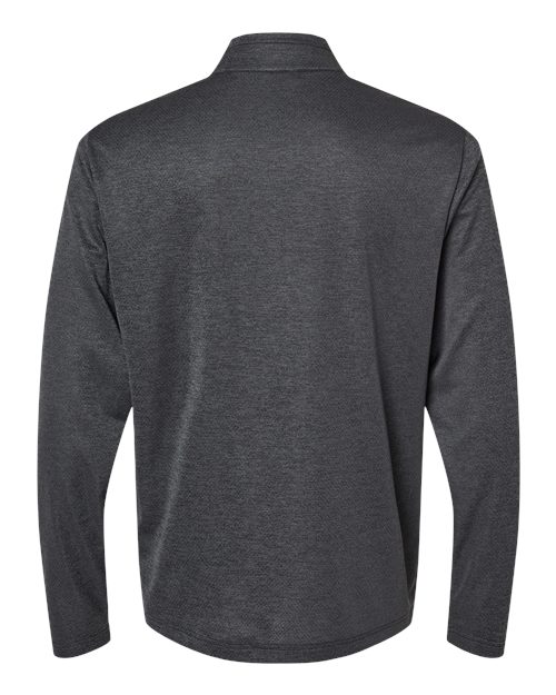 Adidas A593 Space Dyed Quarter-Zip Pullover #color_Black Melange