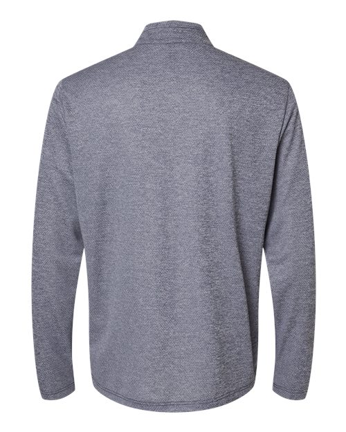 Adidas A593 Space Dyed Quarter-Zip Pullover #color_Collegiate Navy Melange