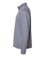 Adidas A593 Space Dyed Quarter-Zip Pullover #color_Collegiate Navy Melange