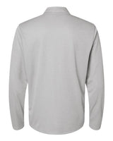 Adidas A593 Space Dyed Quarter-Zip Pullover #color_Grey One Heather