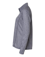Adidas A594 Women's Space Dyed Quarter-Zip Pullover #color_Collegiate Navy Melange