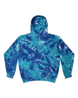 Colortone 8777 Tie-Dyed Hooded Sweatshirt #color_Multi Blue