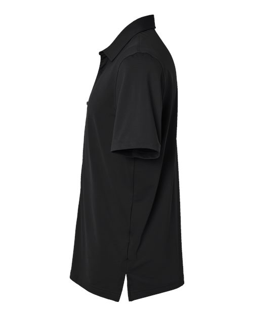 Adidas A595 Button Down Short Sleeve Shirt #color_Black