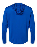 Adidas A596 Lightweight Performance Quarter-Zip Hooded Pullover #color_Collegiate Royal