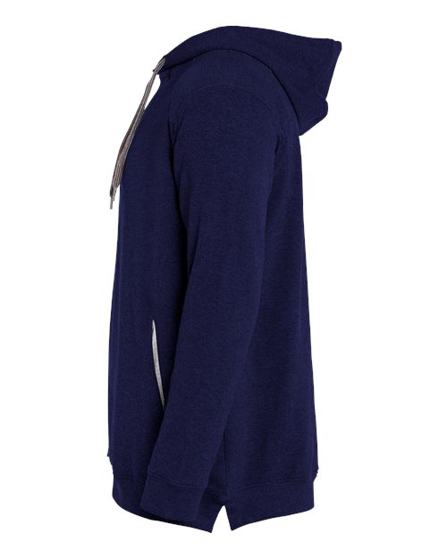 Badger 1050Ba FitFlex French Terry Hooded Sweatshirt #color_Navy