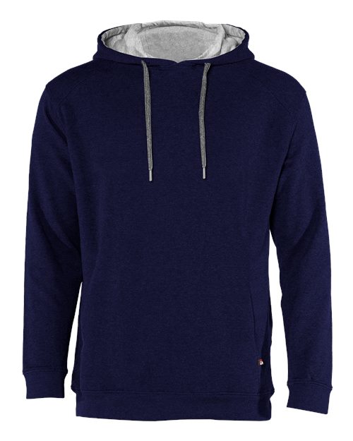 Badger 1050Ba FitFlex French Terry Hooded Sweatshirt #color_Navy
