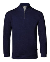 Badger 1060 FitFlex French Terry Quarter-Zip Sweatshirt #color_Navy