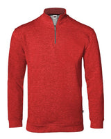 Badger 1060 FitFlex French Terry Quarter-Zip Sweatshirt #color_Red