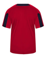 Alleson Athletic 2976 Youth Striker Placket #color_Red/ Navy