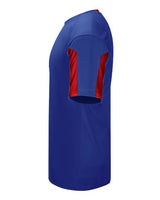 Alleson Athletic 2976 Youth Striker Placket #color_Royal/ Red