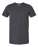 Tultex 602CVC Combed CVC T-Shirt #color_Heather Dark Grey
