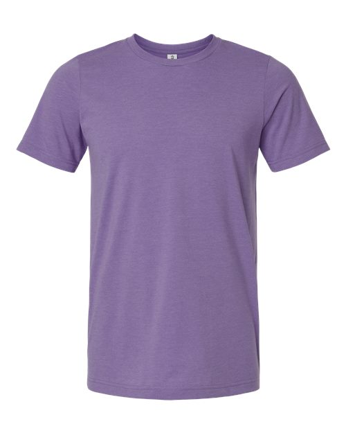 Tultex 602CVC Combed CVC T-Shirt #color_Heather Deep Purple