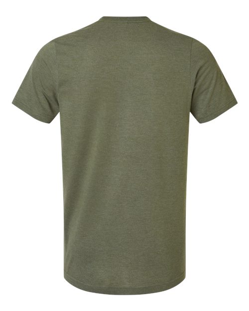 Tultex 602CVC Combed CVC T-Shirt #color_Heather Military Green