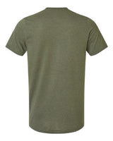 Tultex 602CVC Combed CVC T-Shirt #color_Heather Military Green