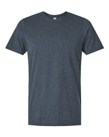 Tultex 602CVC Combed CVC T-Shirt #color_Heather Navy Blue