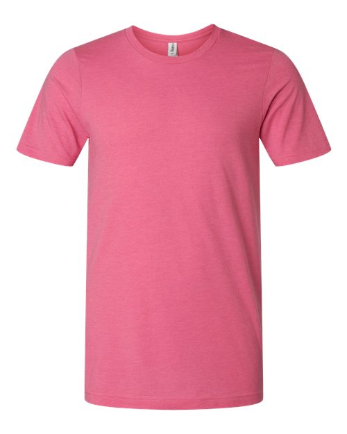 Tultex 602CVC Combed CVC T-Shirt #color_Heather Charity Pink