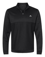 Adidas A2001 Ultimate365 Textured Quarter-Zip Pullover #color_Black