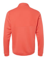 Adidas A2001 Ultimate365 Textured Quarter-Zip Pullover #color_Preloved Scarlet