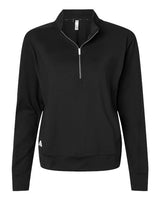 Adidas A1002 Women's Ultimate365 Quarter-Zip Pullover #color_Black