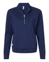 Adidas A1002 Women's Ultimate365 Quarter-Zip Pullover #color_Collegiate Navy