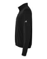 Adidas A2002 Lightweight Quarter-Zip Pullover #color_Black/ Grey Three