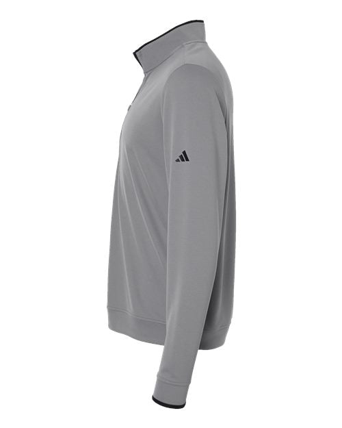 Adidas A2002 Lightweight Quarter-Zip Pullover #color_Grey Three/ Black