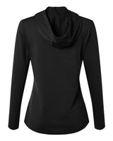 Adidas A1003 Women's Performance Hooded Pullover #color_Black