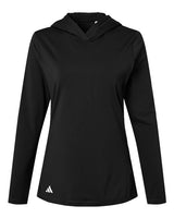 Adidas A1003 Women's Performance Hooded Pullover #color_Black