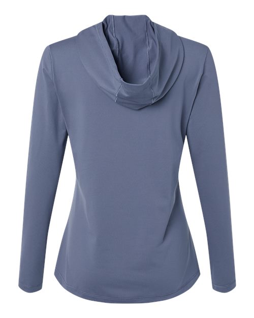 Adidas A1003 Women's Performance Hooded Pullover #color_Preloved Ink
