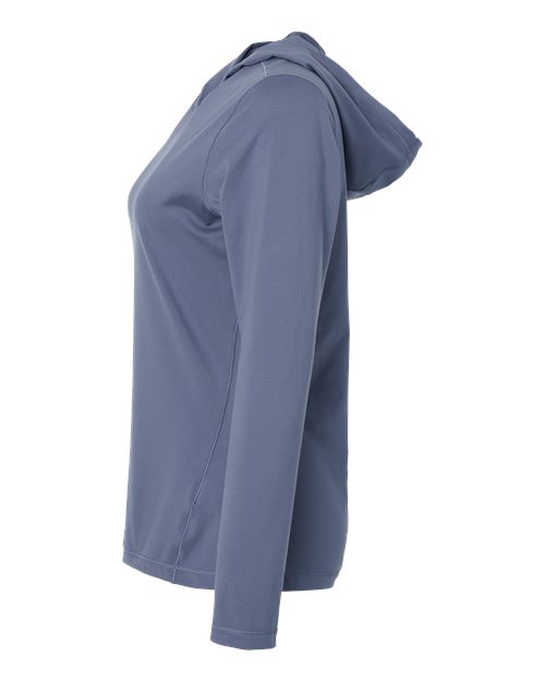 Adidas A1003 Women's Performance Hooded Pullover #color_Preloved Ink