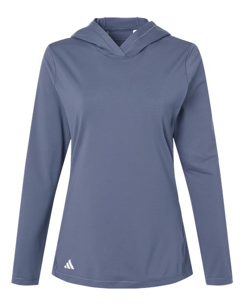 Adidas A1003 Women's Performance Hooded Pullover #color_Preloved Ink