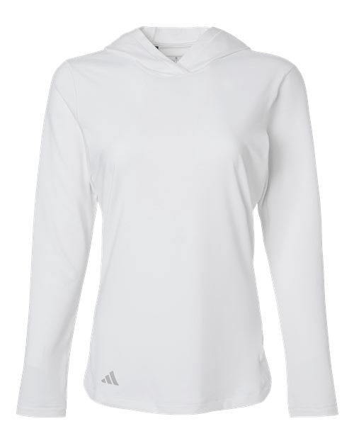 Adidas A1003 Women's Performance Hooded Pullover #color_White