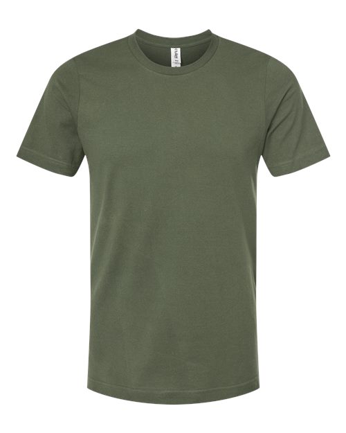 Tultex 602 Combed Cotton T-Shirt #color_Military Green