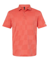 Adidas A2004 Ultimate365 Textured Polo #color_Preloved Scarlet