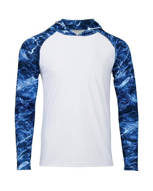 Paragon 241P Biloxi Performance Colorblocked Hoodie #color_Marlin